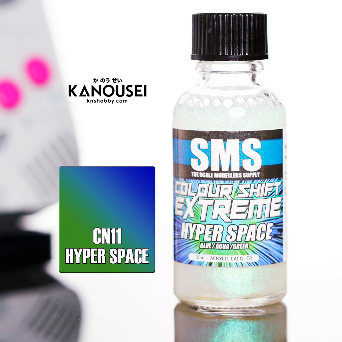 KNS Hobby - CN11 Colour Shift Extreme HYPERSPACE (blue/aqua/green) 30ml ...