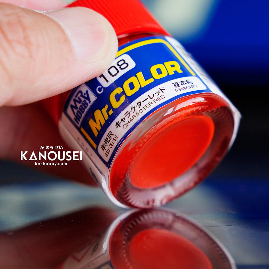 Gunze Sangyo Mr Color C-108 Semi-Gloss Character Red Acrylic Paint 2016