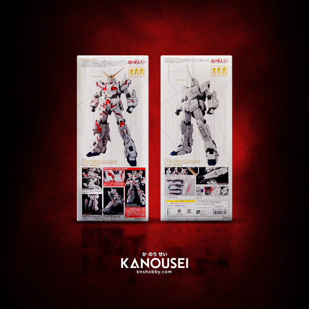Bandai PG 1/60 RX-0 Unicorn Gundam Full Psycho-Frame Prototype Mobile Suit