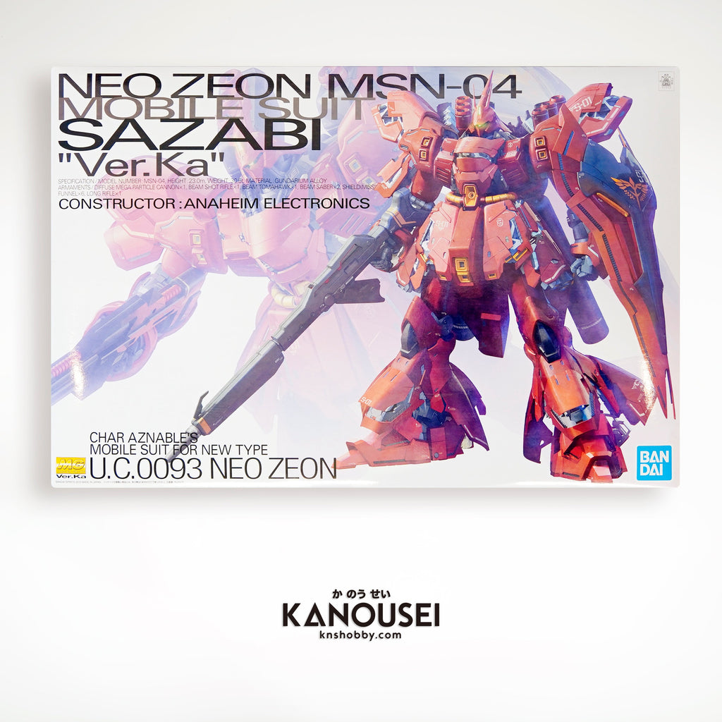 Bandai MG 1/100 Neo Zeon MSN-04 Mobile Suit Sazabi Version Ka