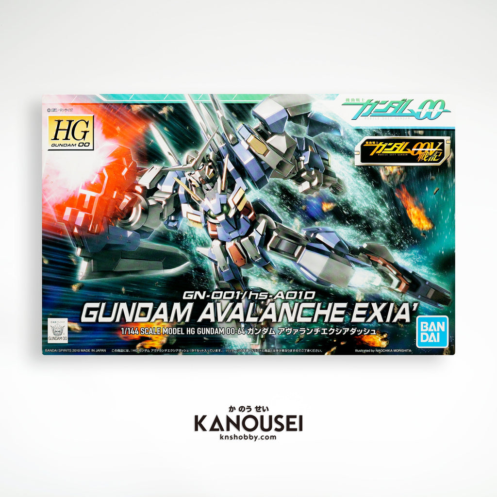 Bandai HG00 1/144 Number 64 GN-001 / hs-A010 Gundam Avalanche Exia'