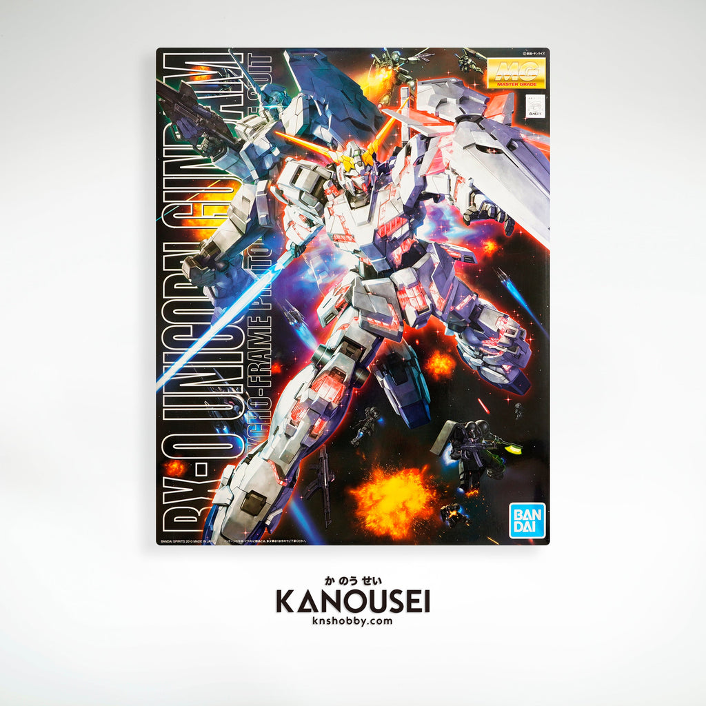 Bandai MG 1/100 RX-0 Unicorn Gundam Full Psycho-Frame Prototype Mobile Suit