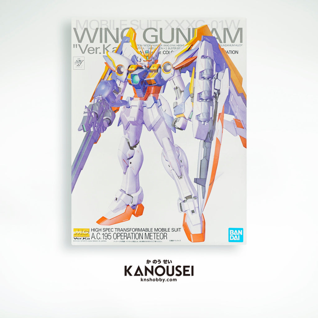 Bandai MG 1/100 Mobile Suit XXXG-01W Wing Gundam Version Ka