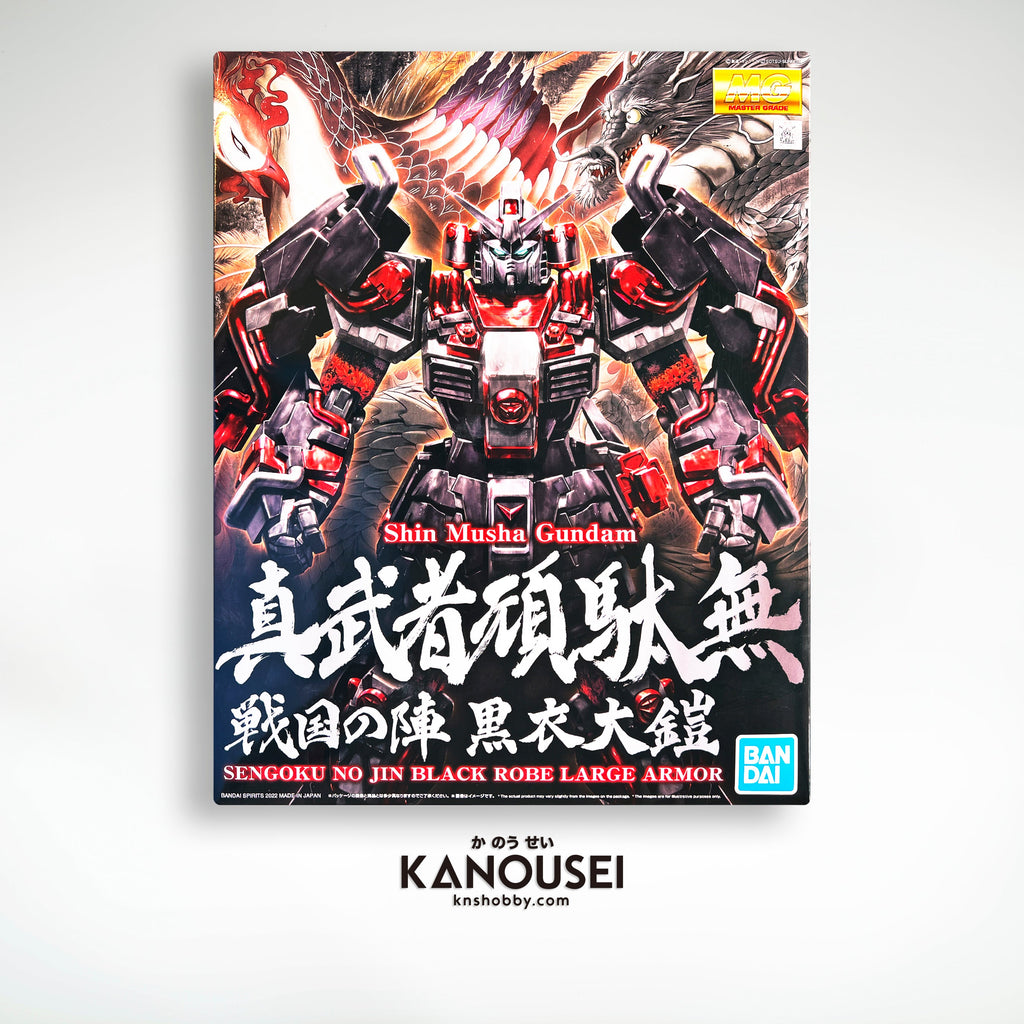 Premium Bandai - MG 1/100 Shin Musha Gundam Sengoku No Jin Black Robe Large Armor