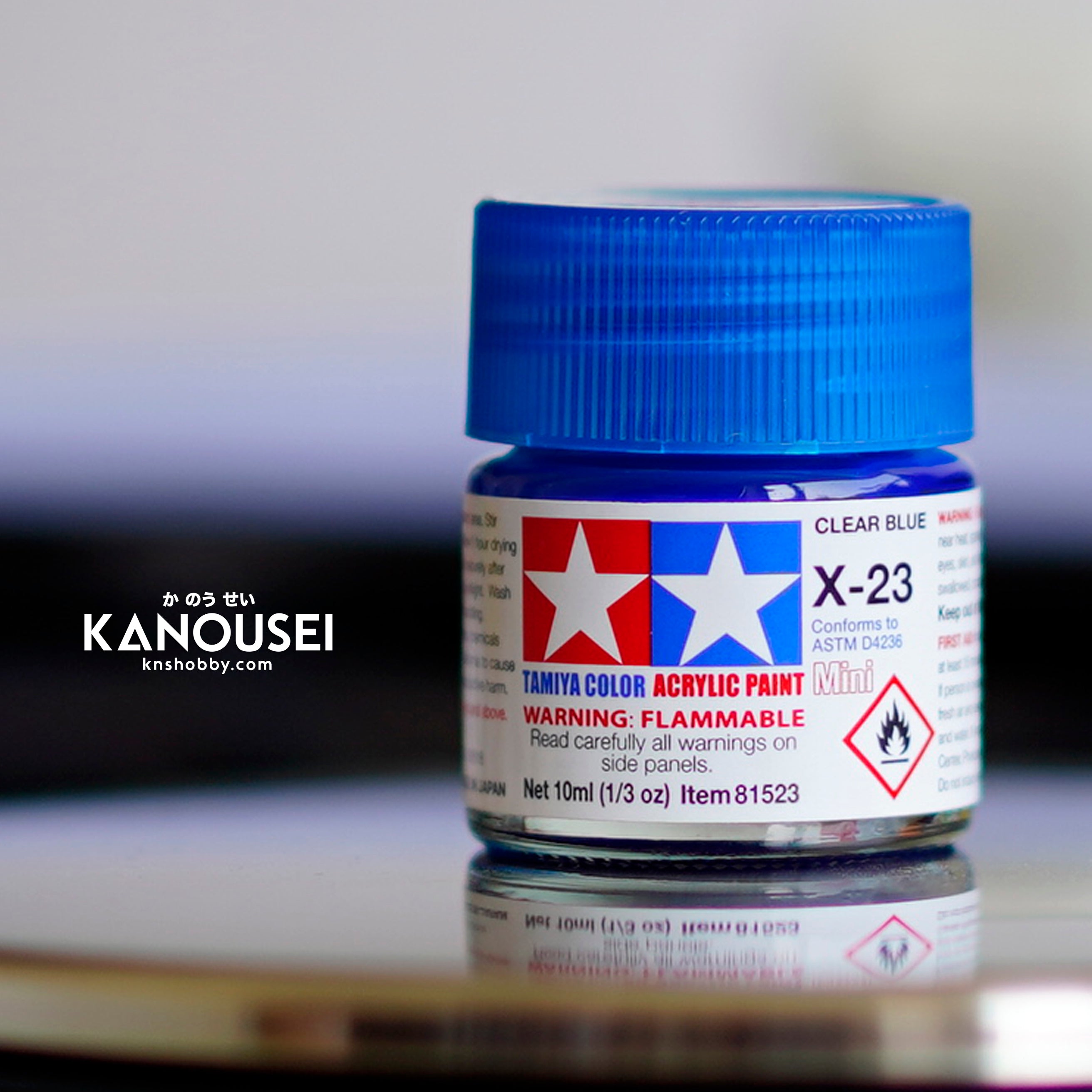 KNS Hobby Tamiya X-23 Clear Blue – KANOUSEI HOBBY