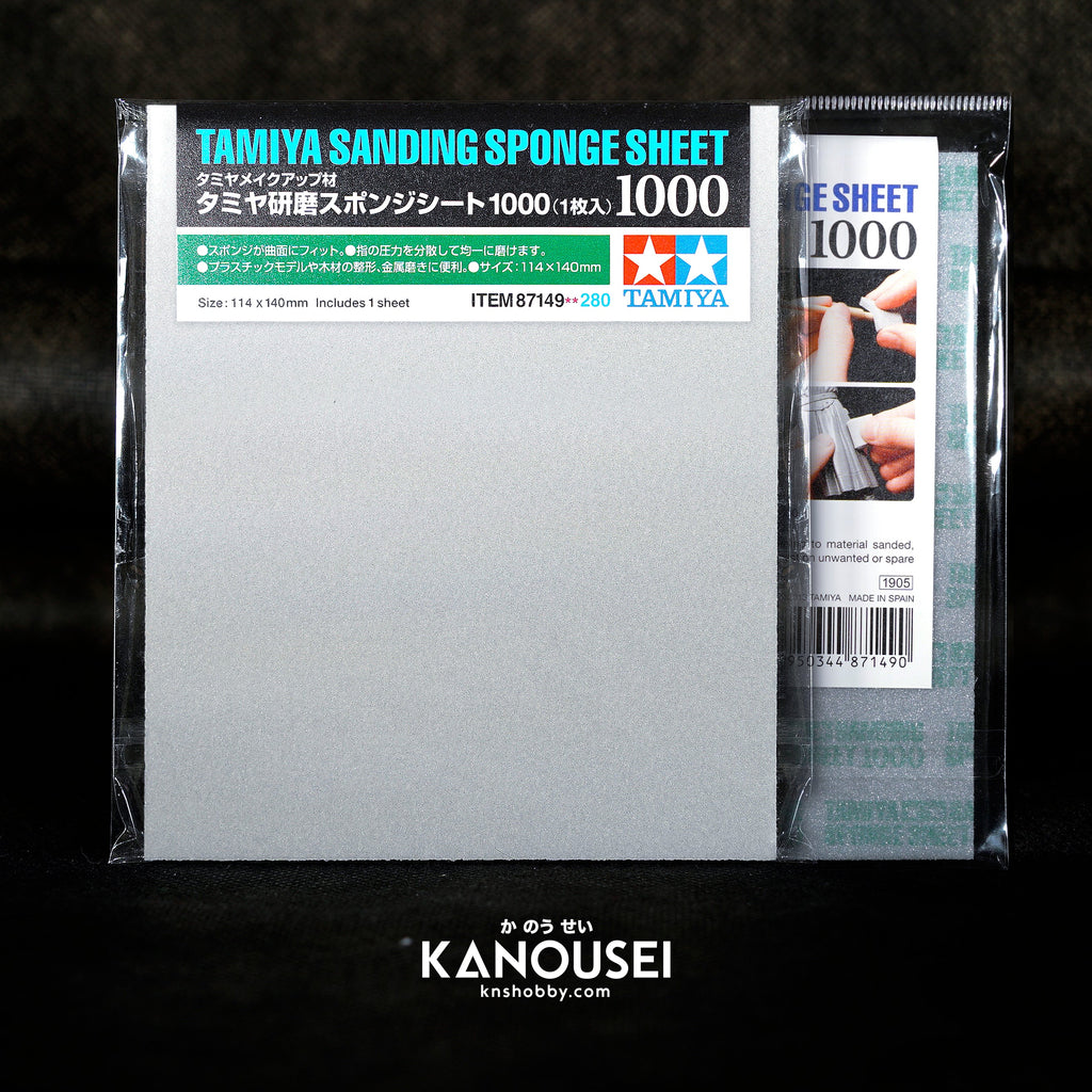 Tamiya - Sanding Sponge Sheet Grit (1000)