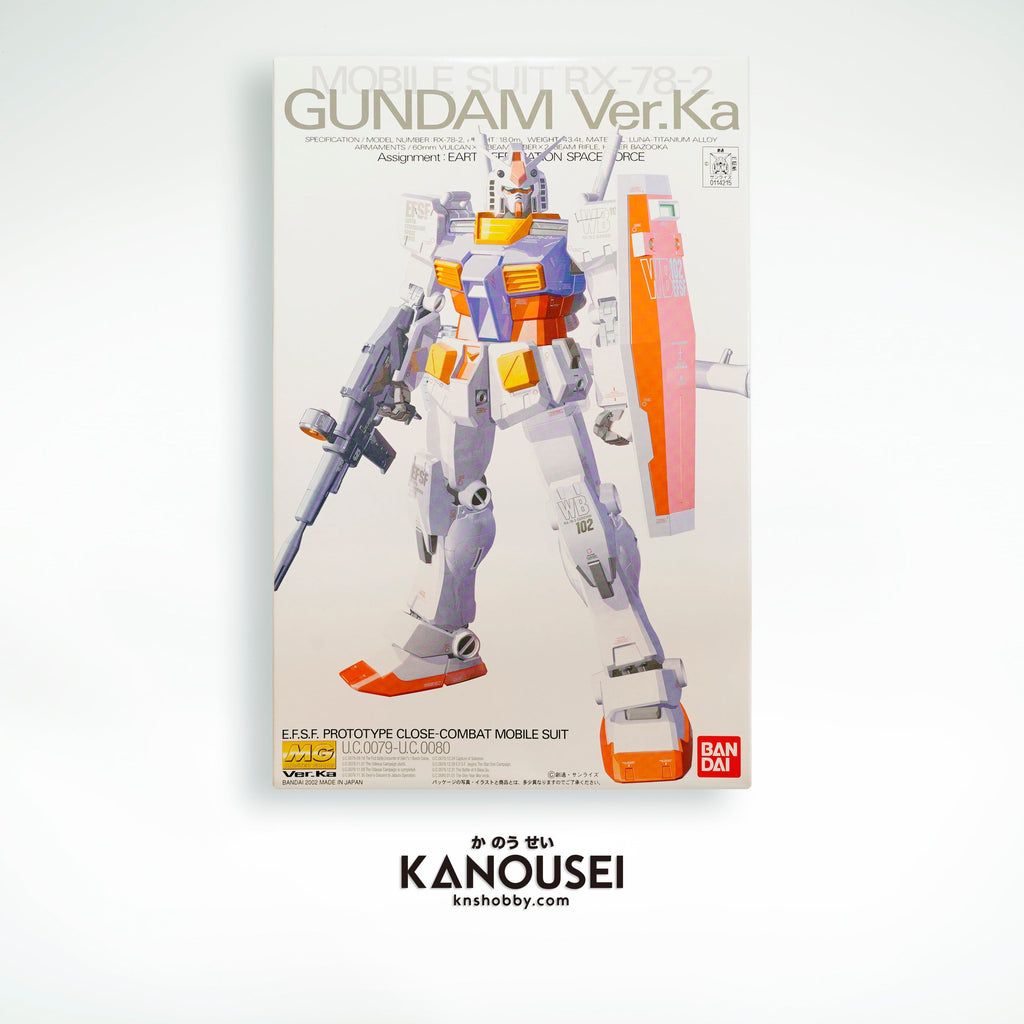 Bandai MG 1/100 Mobile Suit RX-78-2 Gundam Version Ka